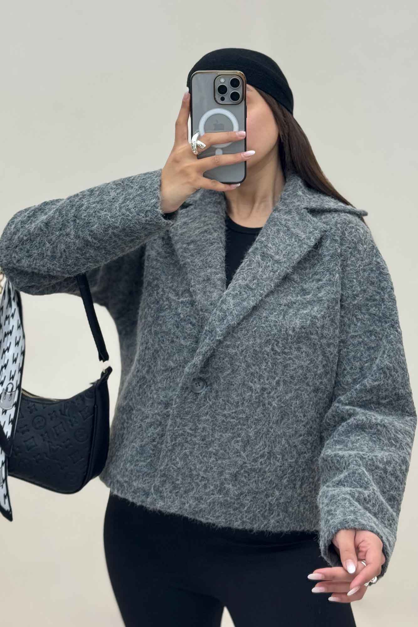 کت ویکتونا آستردار تک دکمه 