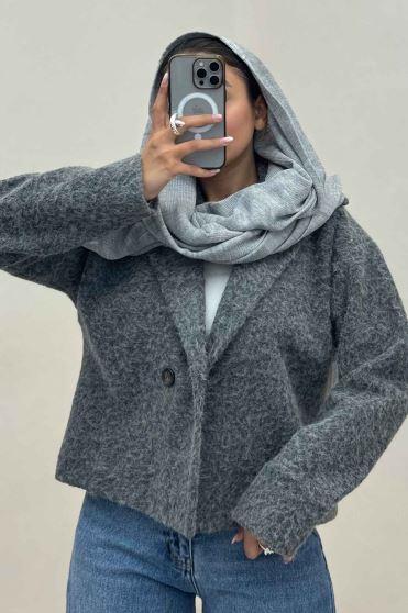 کت ویکتونا آستردار تک دکمه 