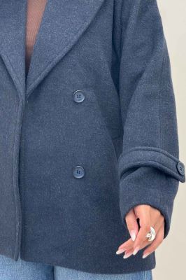 کت فوتر کشمیر دو جیب خطی