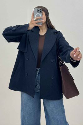 کت فوتر کشمیر دو جیب خطی