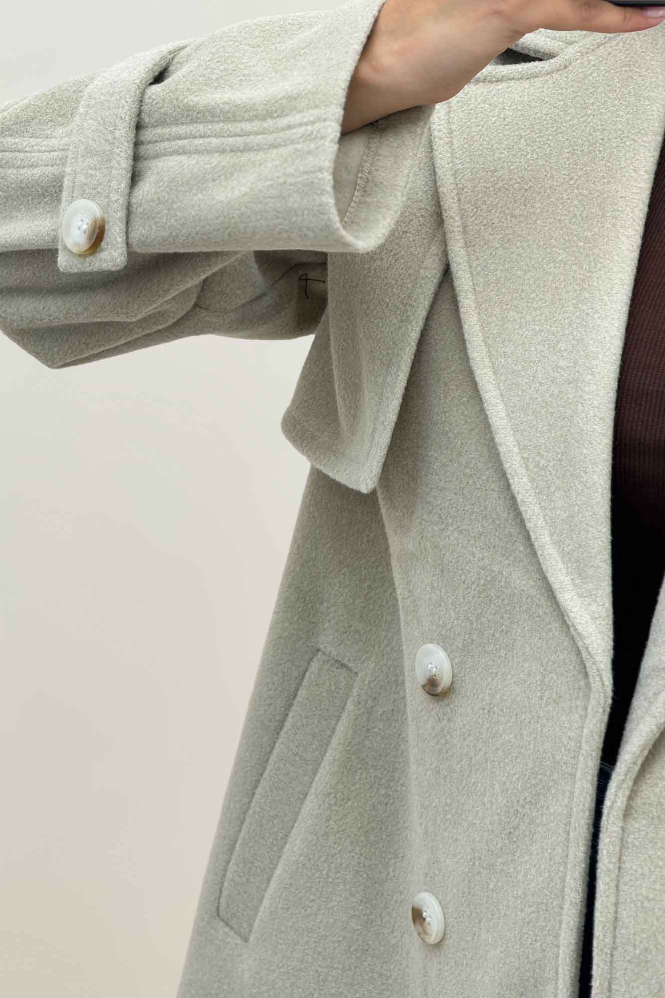 کت فوتر کشمیر دو جیب خطی