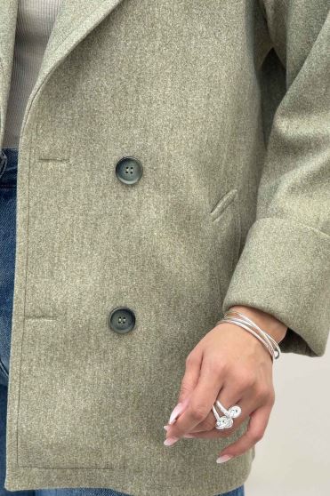 پالتو آستردار چهار دکمه فوتر LOOK