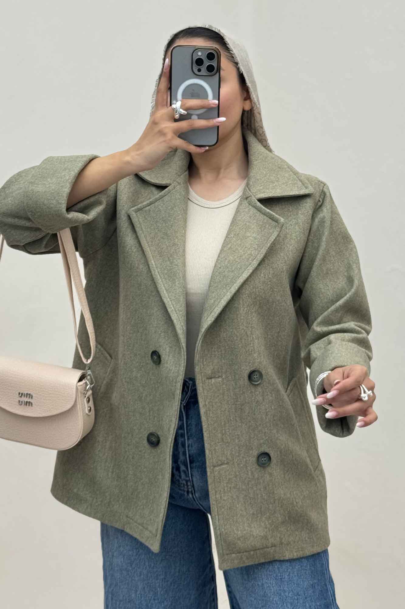 پالتو آستردار چهار دکمه فوتر LOOK