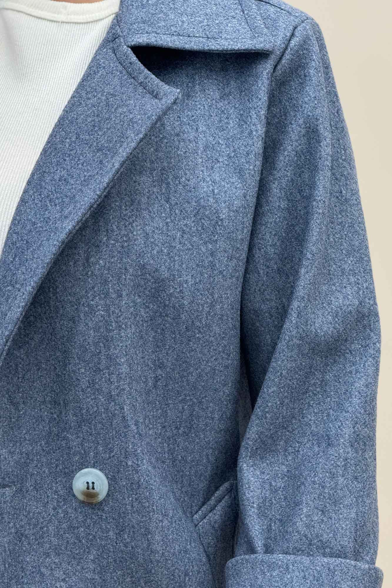 پالتو آستردار چهار دکمه فوتر LOOK