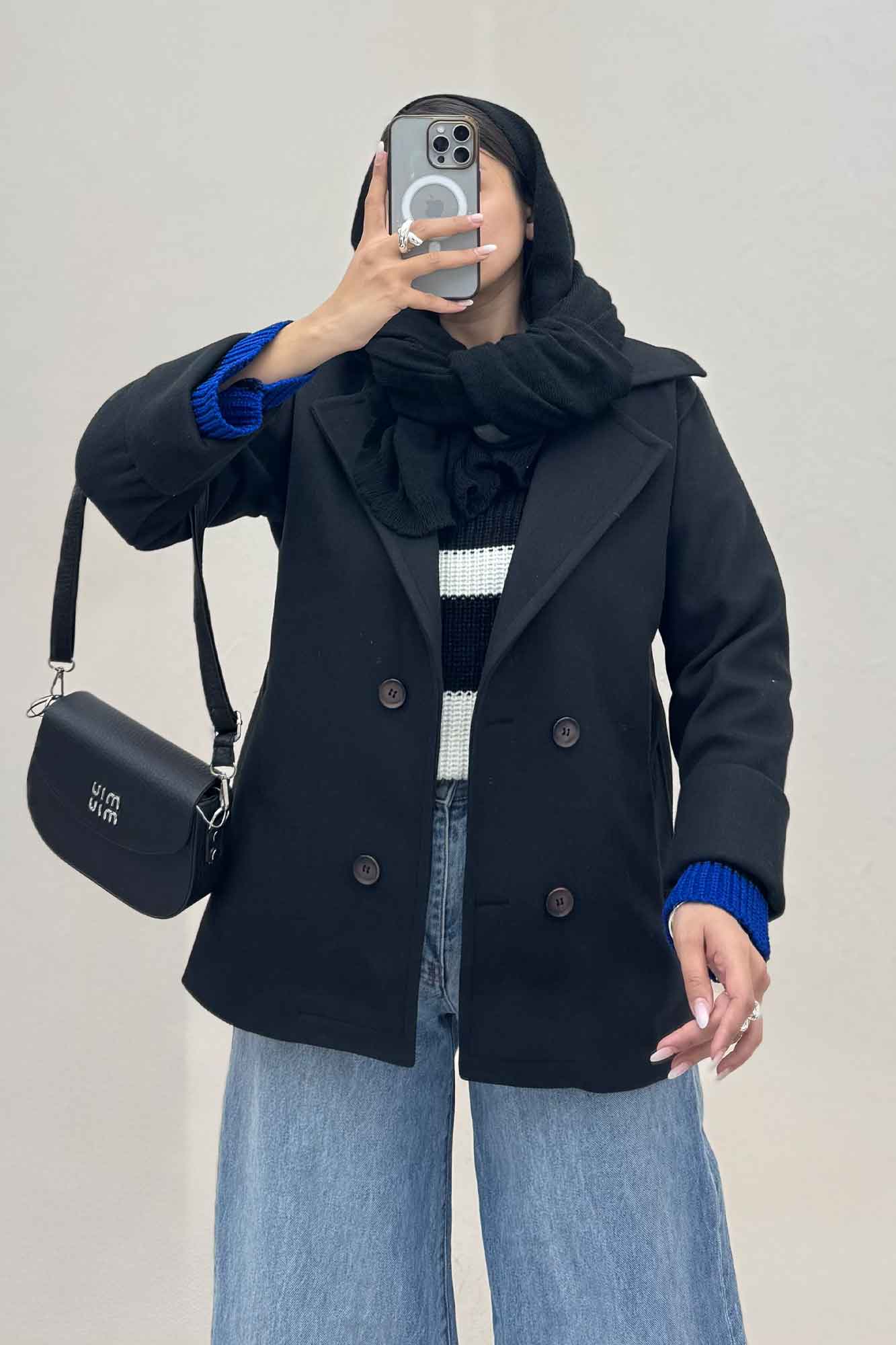 پالتو آستردار چهار دکمه فوتر LOOK