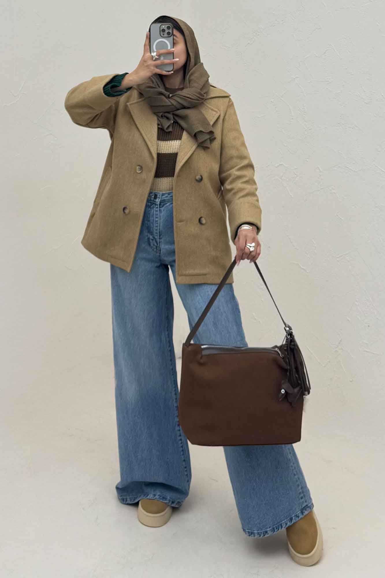 پالتو آستردار چهار دکمه فوتر LOOK