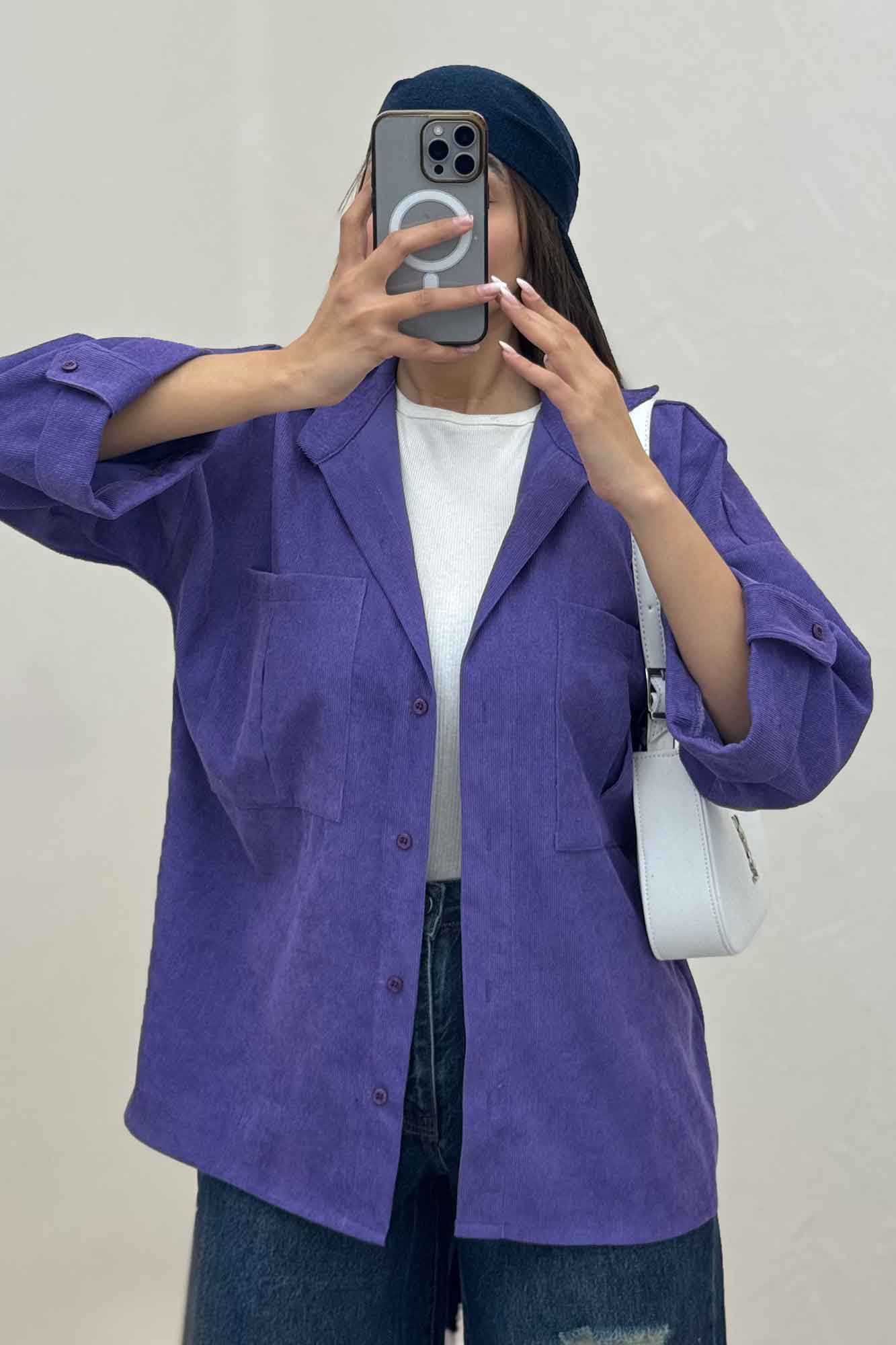 شومیز مانتویی کبریتی پاییزه