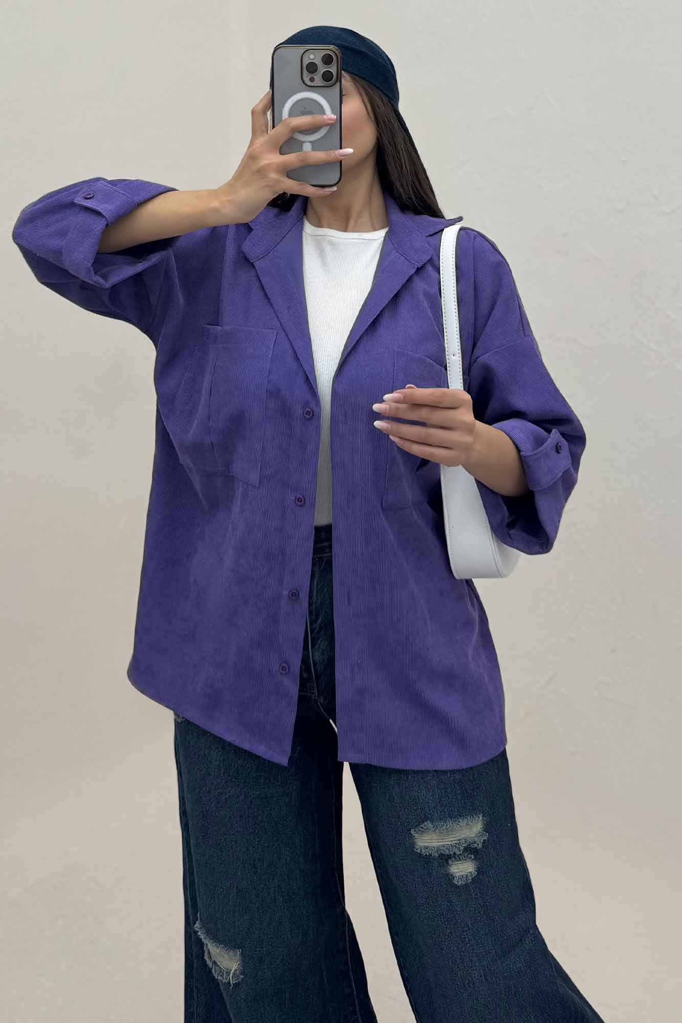 شومیز مانتویی کبریتی پاییزه