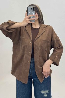 شومیز مانتویی کبریتی پاییزه