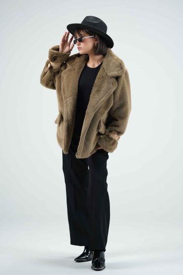 پالتو پوست آستردار نرمینه