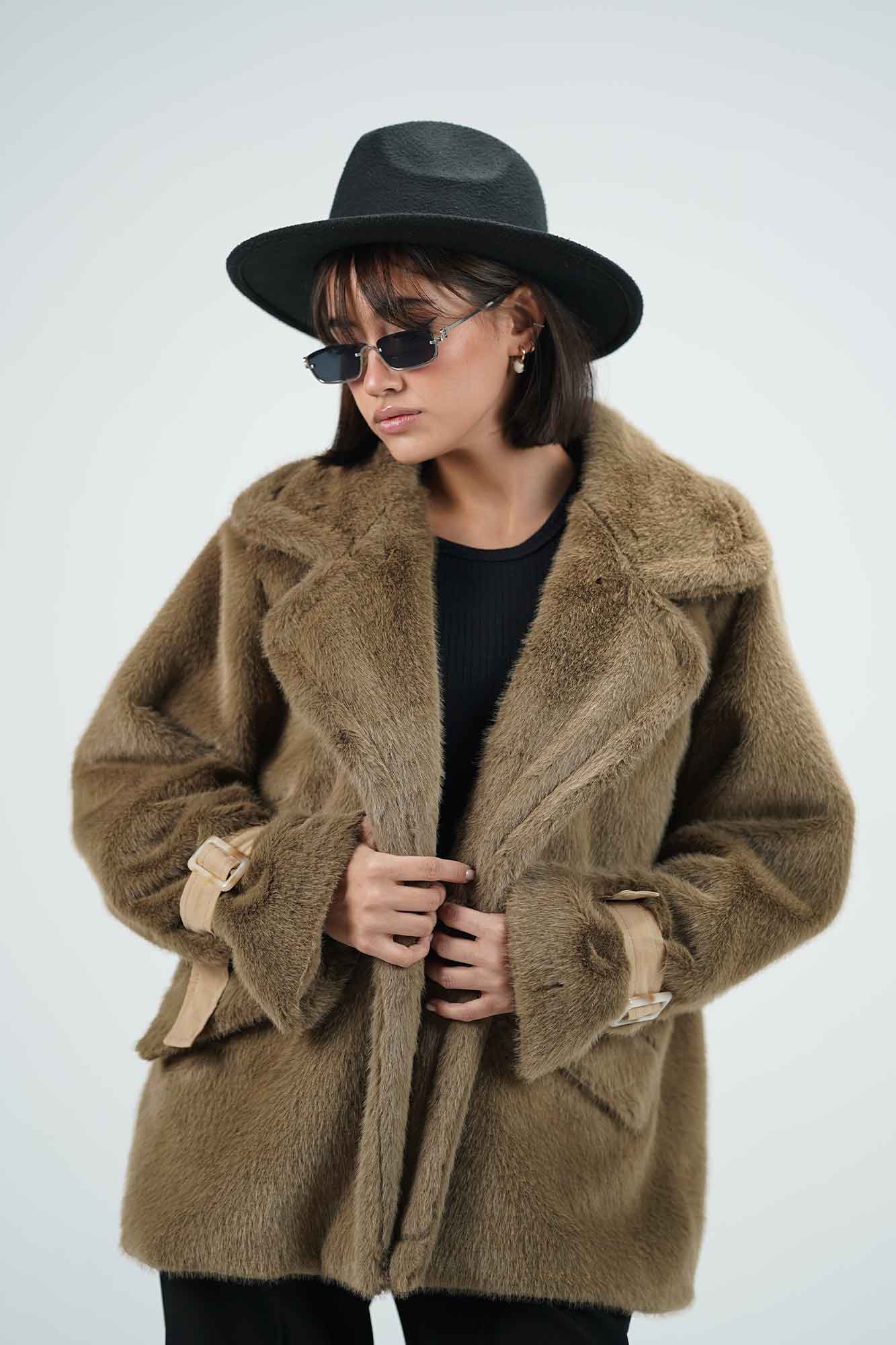 پالتو پوست آستردار نرمینه