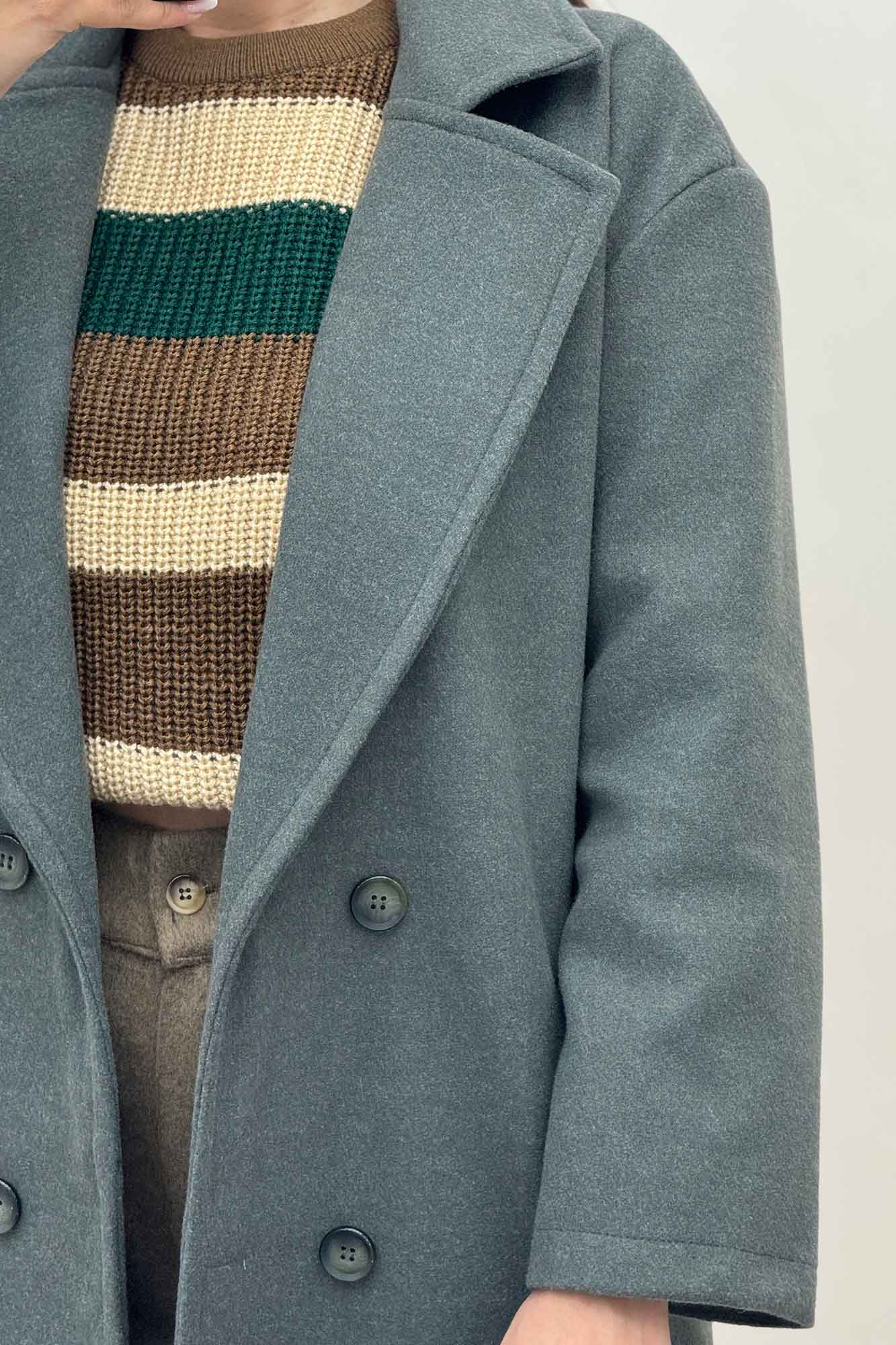 پالتو بلند فوتر چهار دکمه MODA