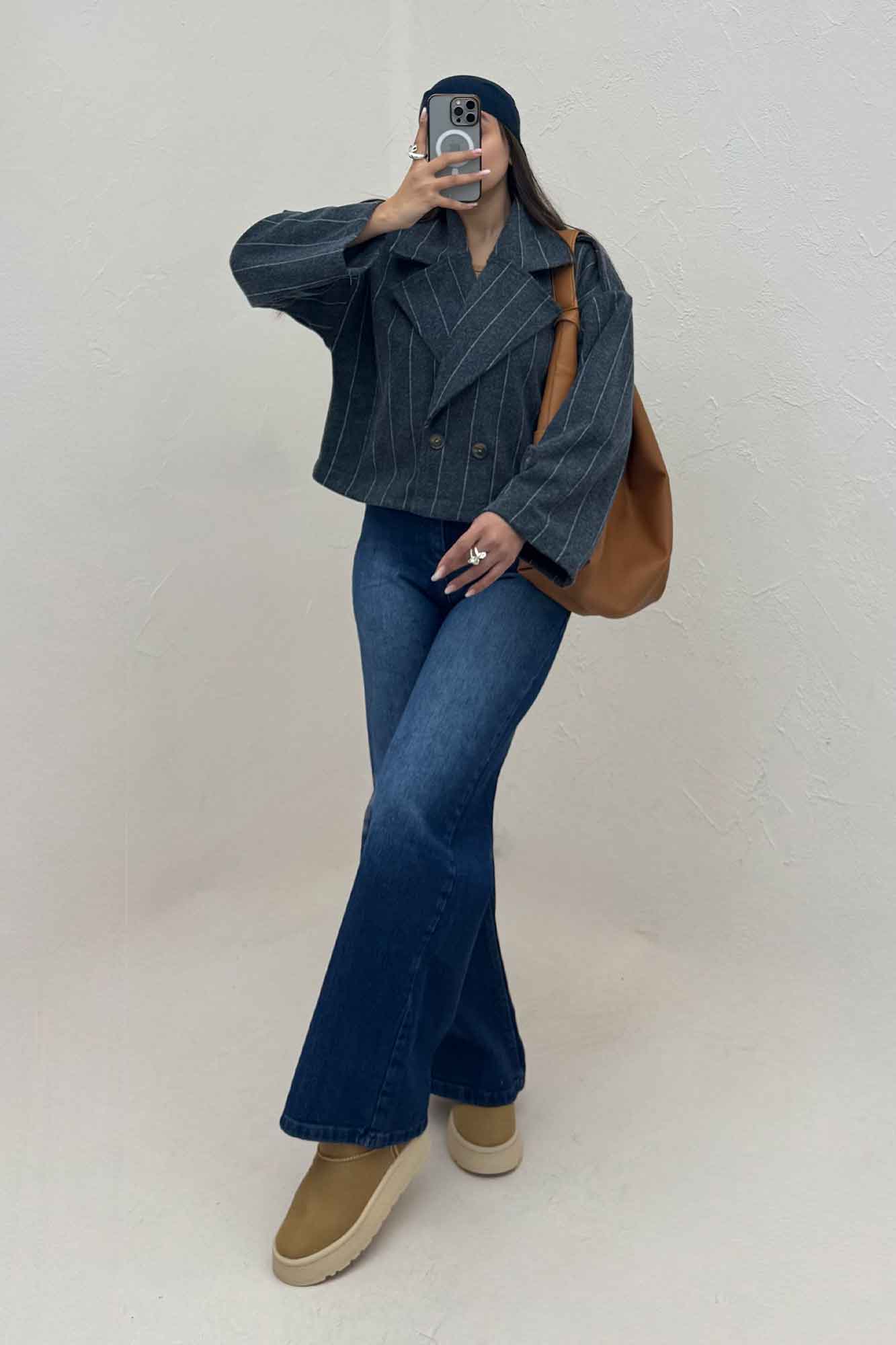 ترنچ کت فوتر دیپلمات دو دکمه کد 1127