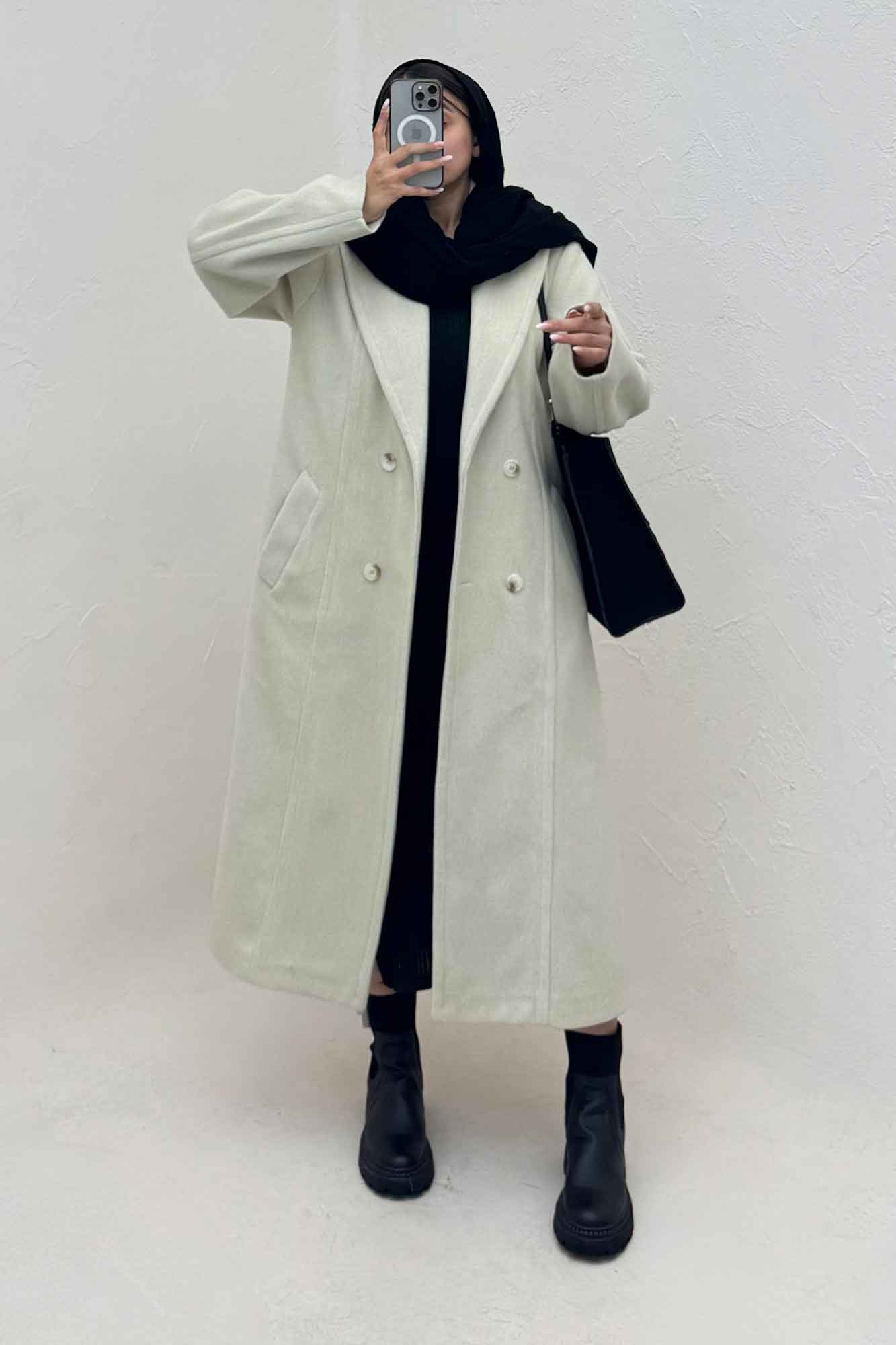 پالتو بلند فوتر آستردار ROMA