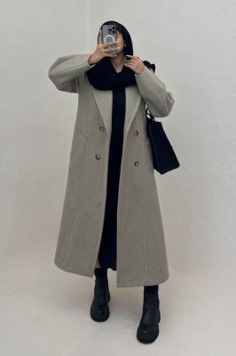 پالتو بلند فوتر آستردار ROMA