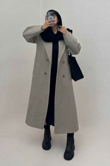 پالتو بلند فوتر آستردار ROMA