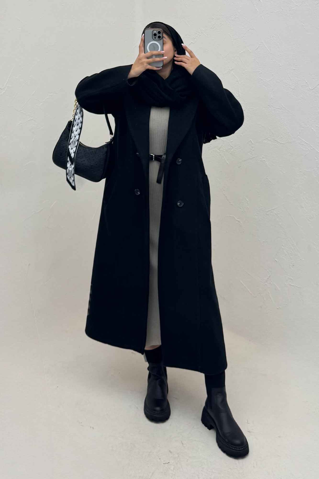 پالتو بلند فوتر آستردار ROMA