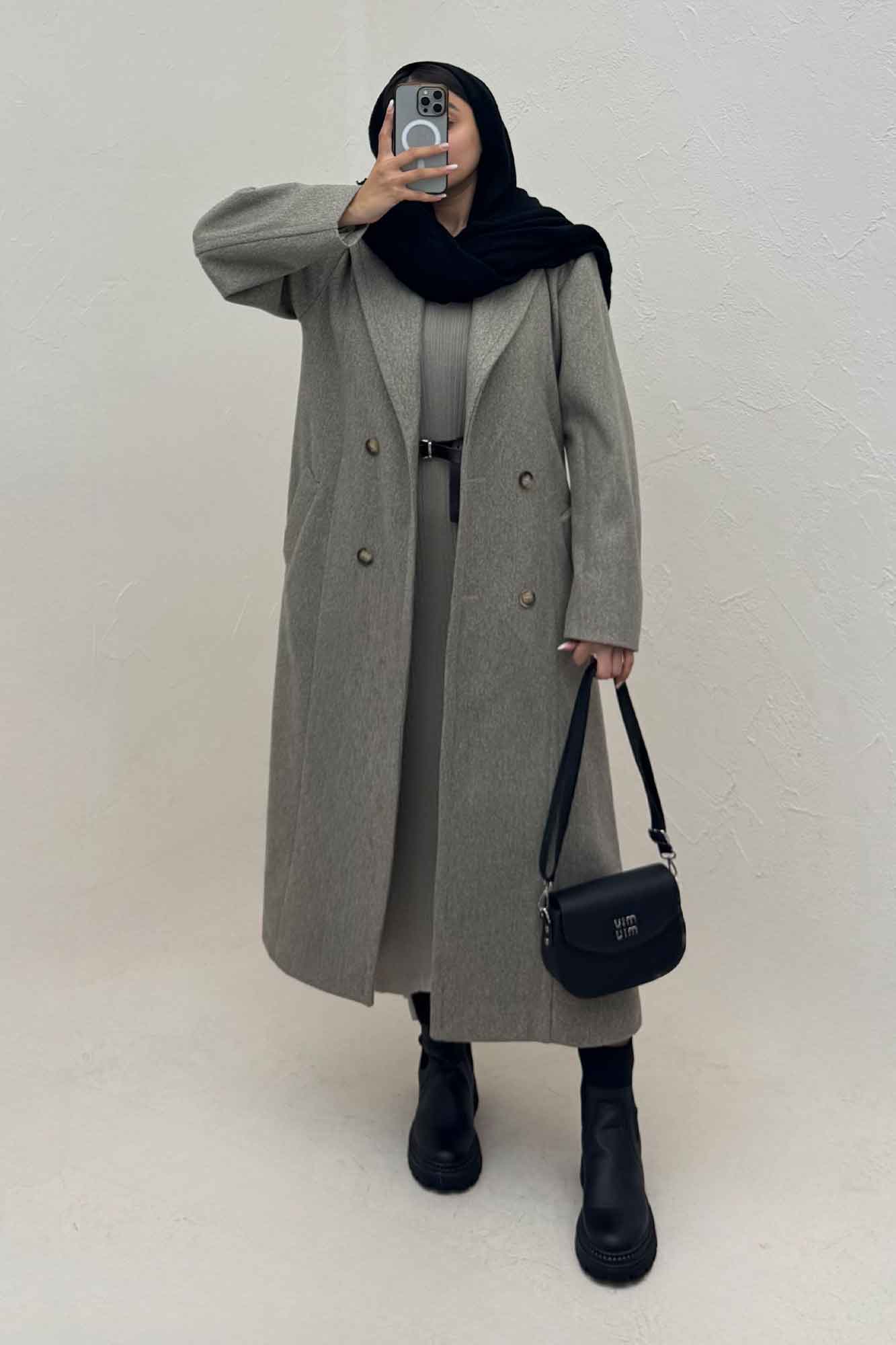 پالتو بلند فوتر آستردار ROMA