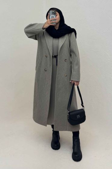 پالتو بلند فوتر آستردار ROMA