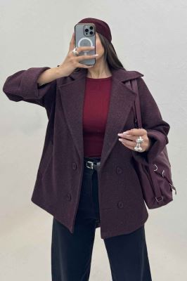 پالتو یقه انگلیسی چهار دکمه فوتر LOOK