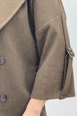 کت یقه پهن فوتر آستین سگک دار EXPORT