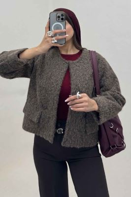 کت آستردار ویکتونا دو درجیب مچ دار