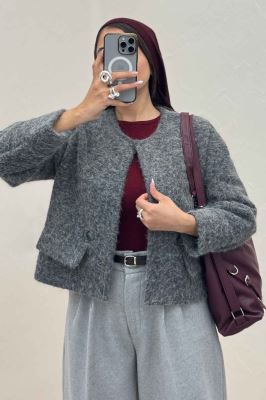 کت آستردار ویکتونا دو درجیب مچ دار