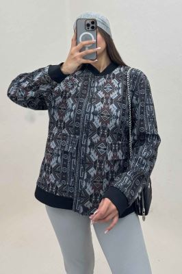 بامبر جکت اسپرت طرح دار کد 3