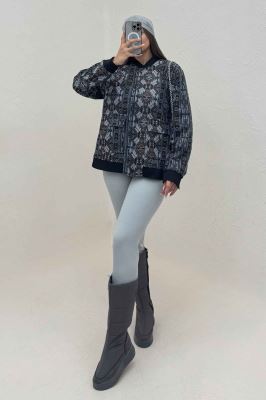 بامبر جکت اسپرت طرح دار کد 3