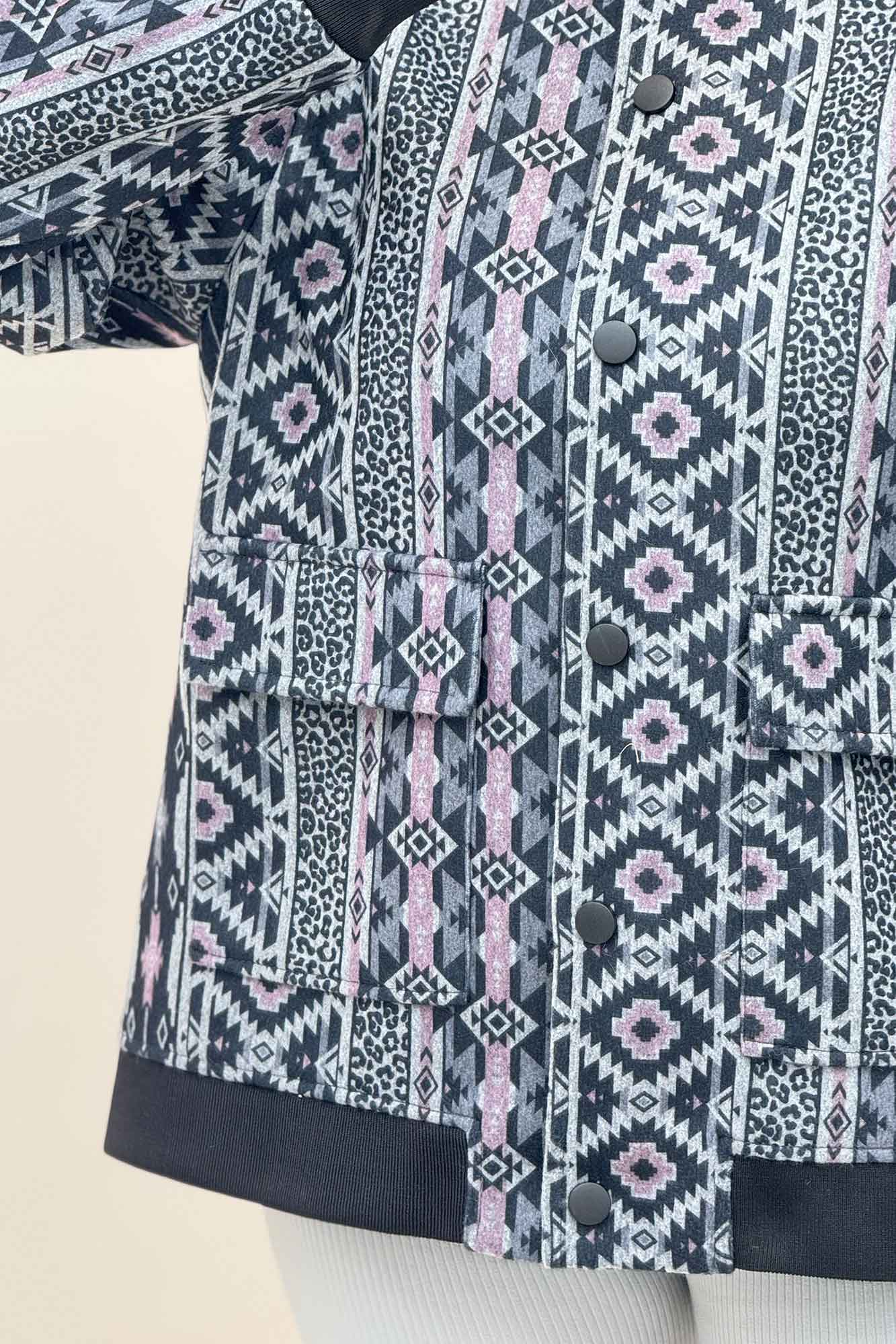 بامبر جکت اسپرت طرح دار کد 6