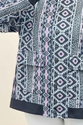 بامبر جکت اسپرت طرح دار کد 6