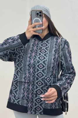 بامبر جکت اسپرت طرح دار کد 6