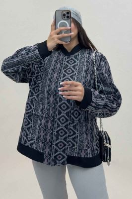 بامبر جکت اسپرت طرح دار کد 6