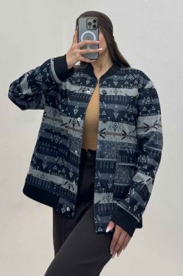 بامبر جکت اسپرت طرح دار کد 7