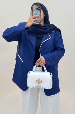 کت مازراتی مغزی دوزی سفید مارکو