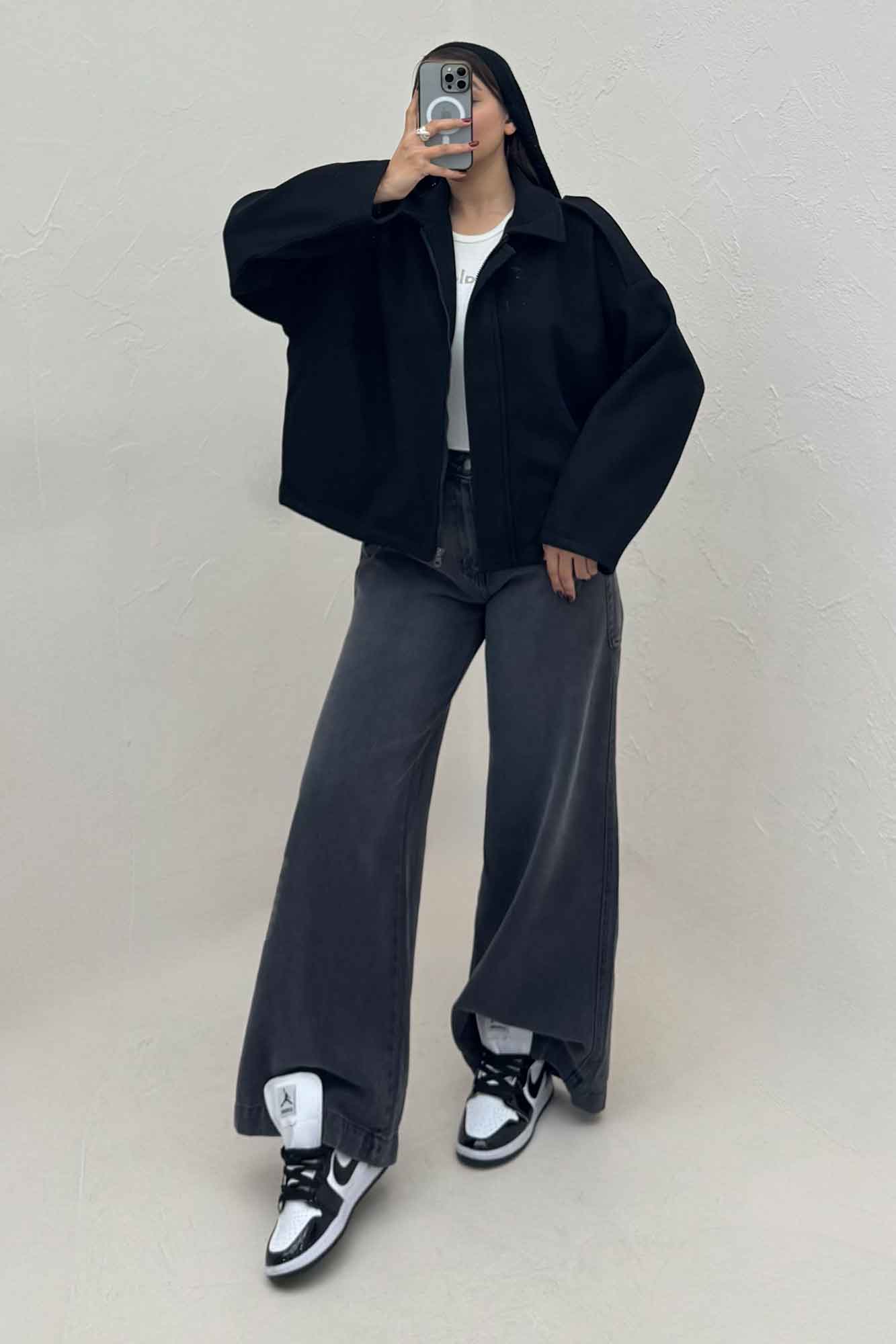 کت فوتر آستردار پایین گت دار