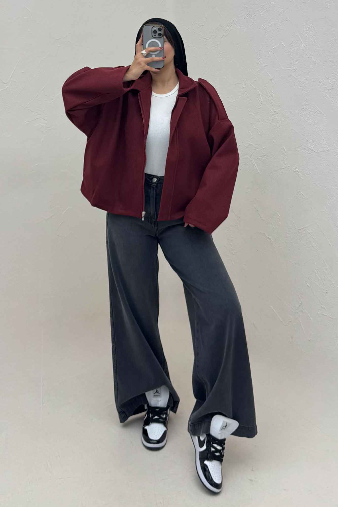 کت فوتر آستردار پایین گت دار