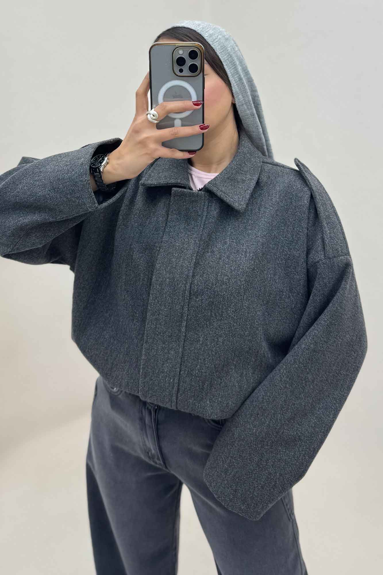 کت فوتر آستردار پایین گت دار