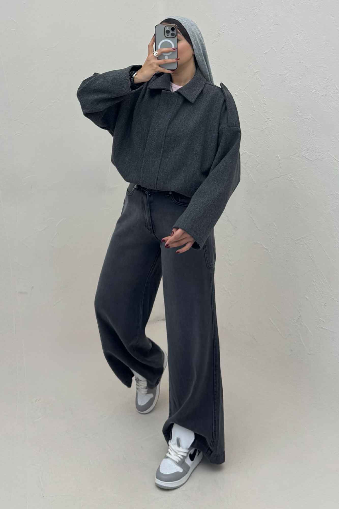 کت فوتر آستردار پایین گت دار