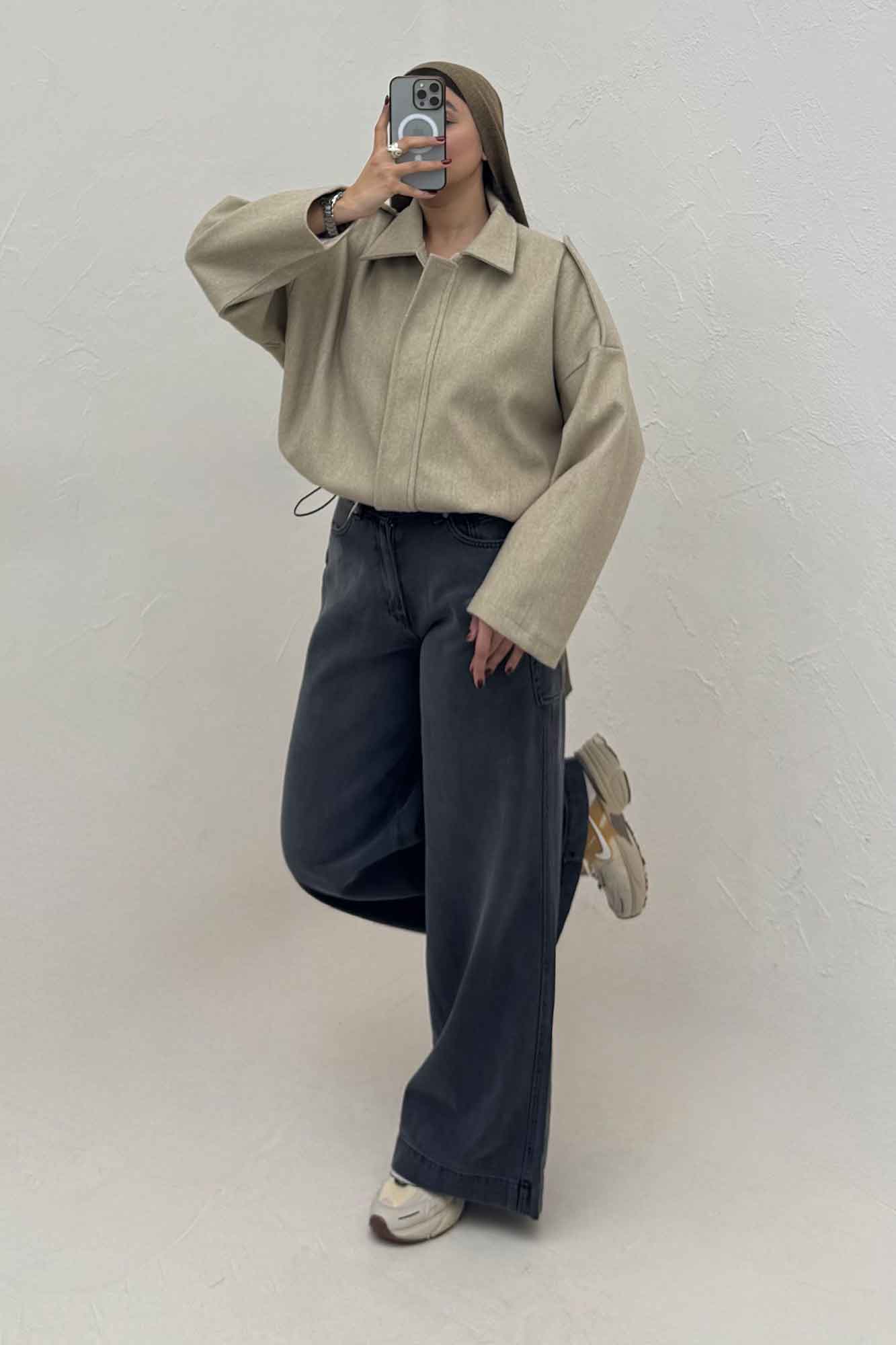 کت فوتر آستردار پایین گت دار