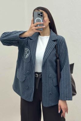 کت فوتر دیپلمات آستردار گلدوزی FJ