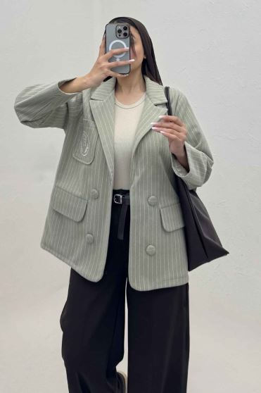 کت فوتر دیپلمات آستردار گلدوزی FJ