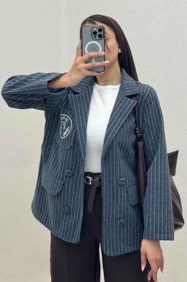 کت فوتر دیپلمات آستردار گلدوزی FJ