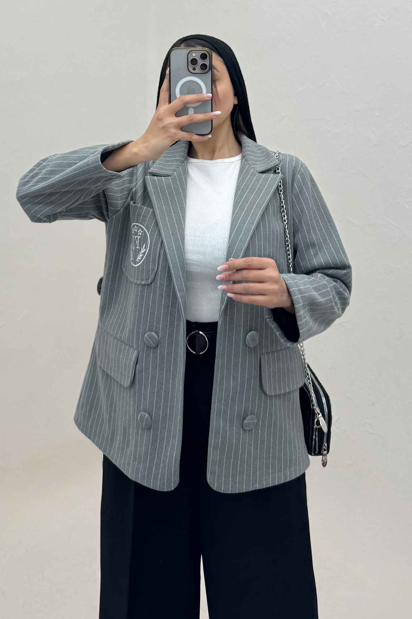 کت فوتر دیپلمات آستردار گلدوزی FJ