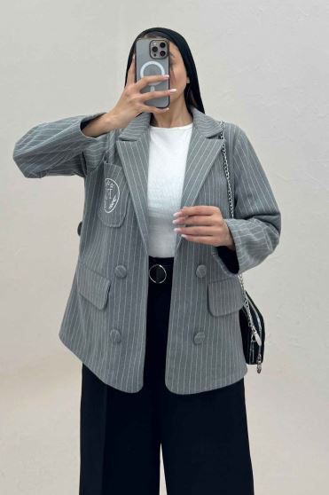 کت فوتر دیپلمات آستردار گلدوزی FJ