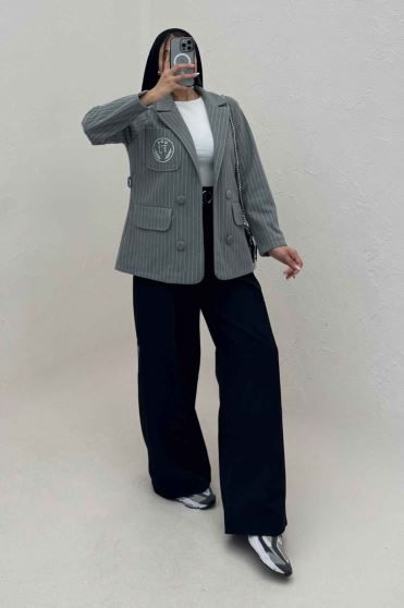 کت فوتر دیپلمات آستردار گلدوزی FJ