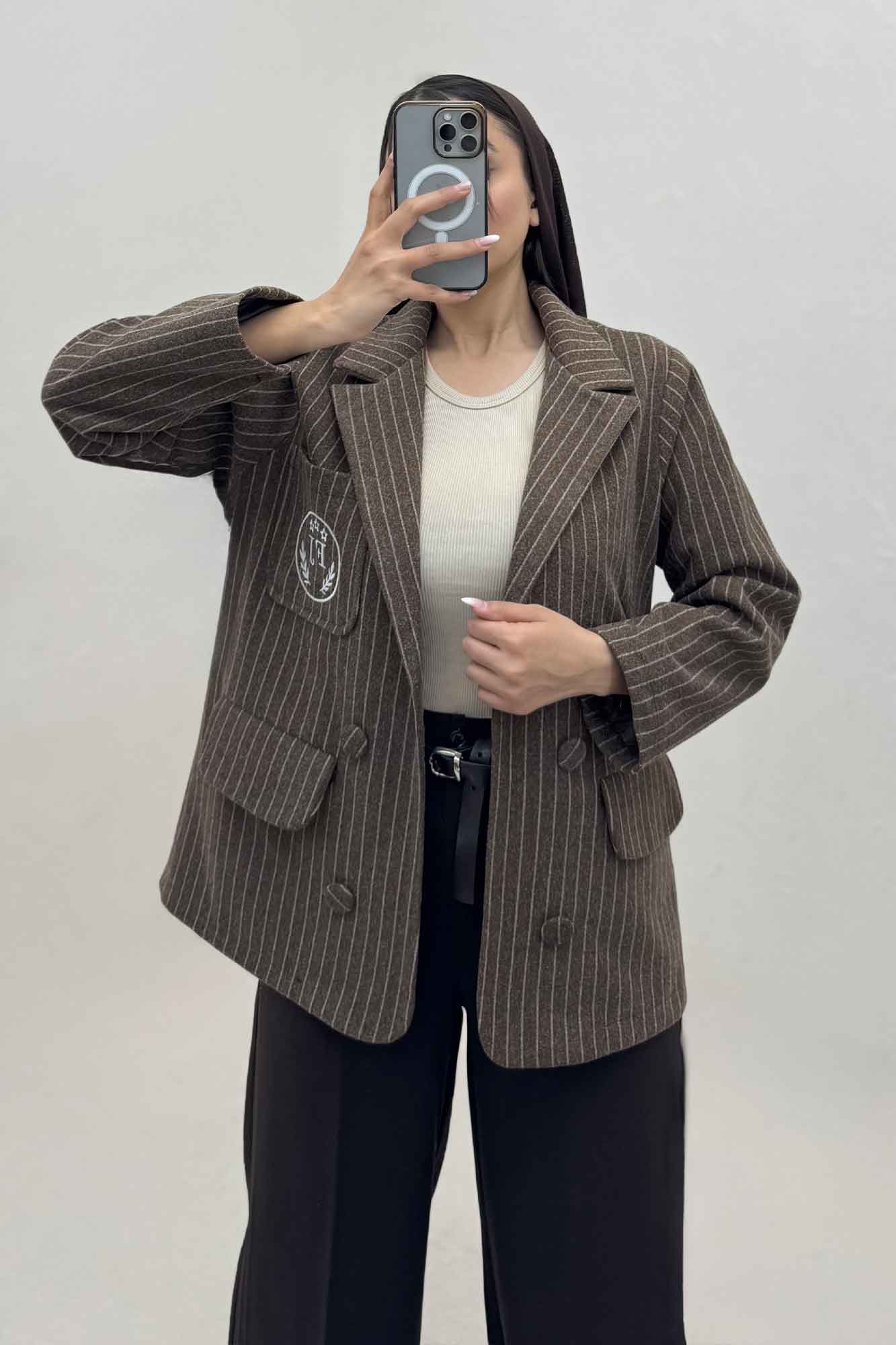 کت فوتر دیپلمات آستردار گلدوزی FJ