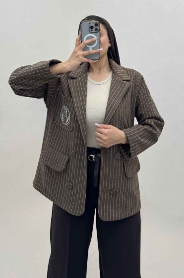 کت فوتر دیپلمات آستردار گلدوزی FJ