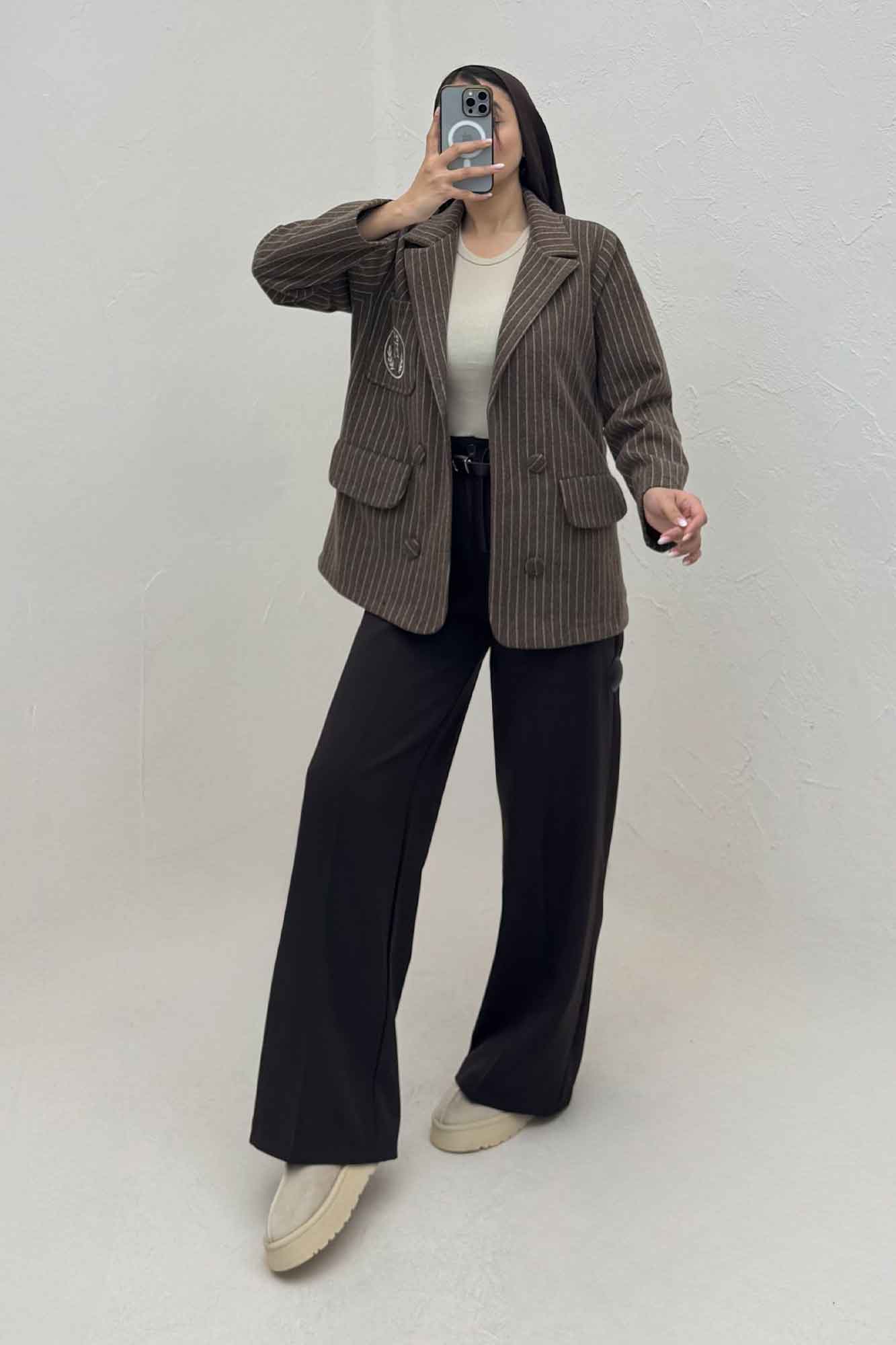 کت فوتر دیپلمات آستردار گلدوزی FJ