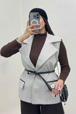 وست لامرجناقی آستردار تیکه چرم 